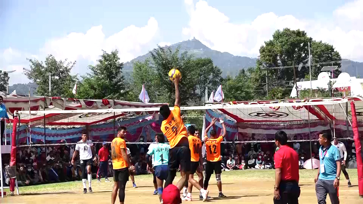 पुरुष भलिबलमा एपिएफलाई स्वर्ण